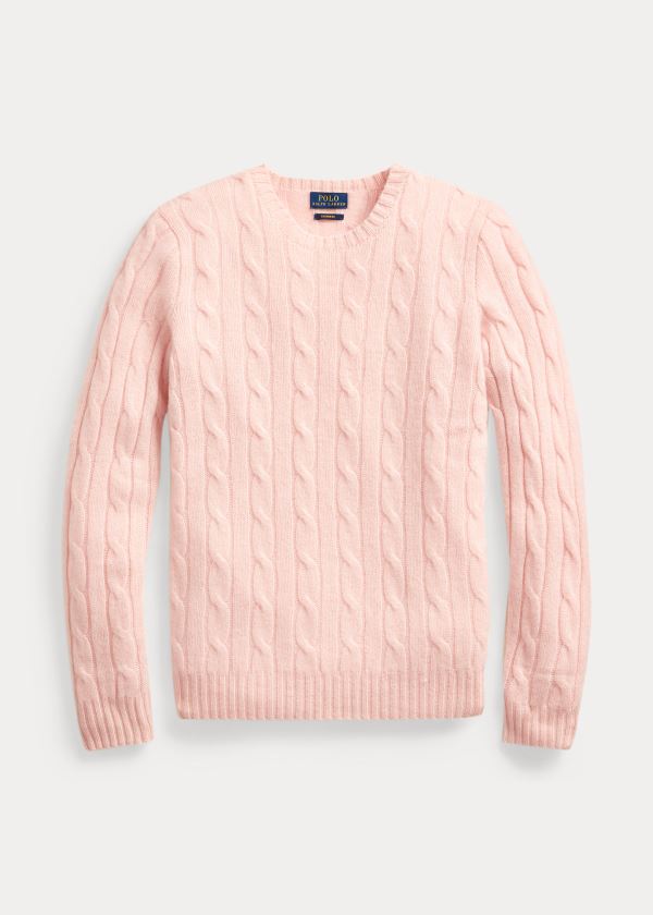 Women's Polo Ralph Lauren Cable-Knit Cashmere Sweater | 038415OSR